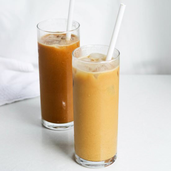 Macadamia Iced Coffee with Vanilla - Recipe photo by sugarsalted