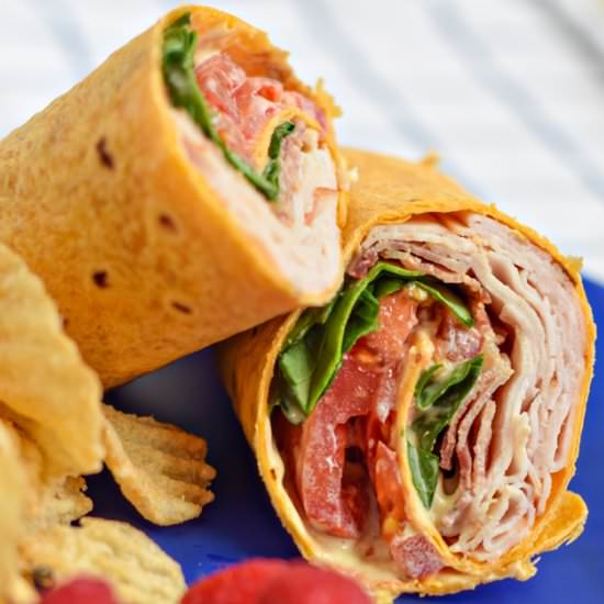 Turkey Bacon Wrap with Avocado - Recipe photo by MrsMajorHoff