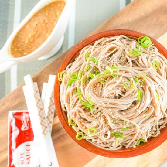 Sesame Soba Noodles - Recipe photo by foodefile