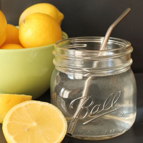 Lemon Water - Recipe photo by Delightful Adventures