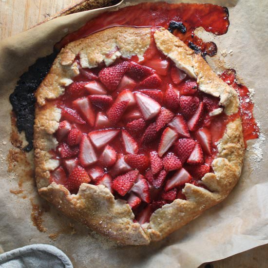 Strawberry Crostata - Recipe photo by hungryinlove