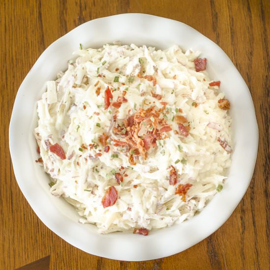 Shredded Potato Salad - Recipe photo by TwistedTastes