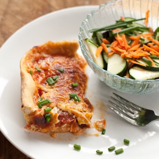 Deep Dish Pizza - Recipe photo by Bloggingwithapples