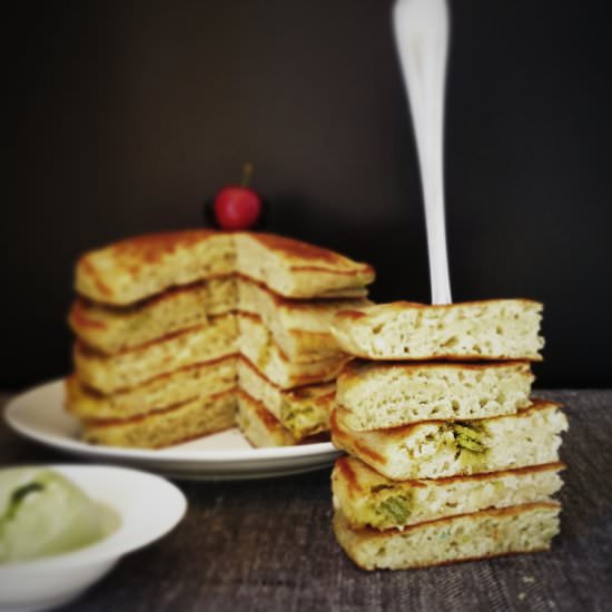 Green Tea Pancakes - Recipe photo by cookmorphosis