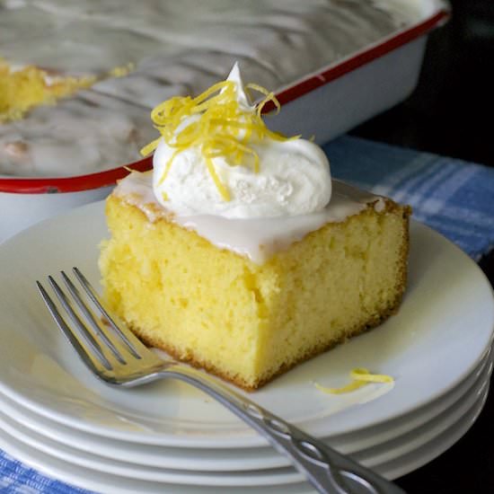 Lemon Ice Box Cake - Recipe photo by whattheforksfordinner