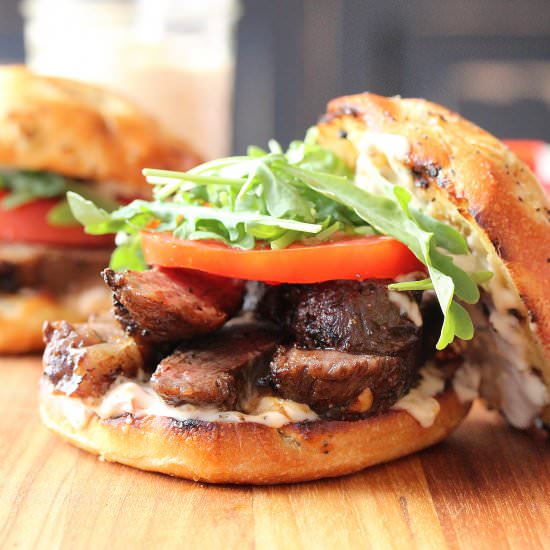 Marinated Grilled Steak House - Recipe photo by HowToFeedaLoon
