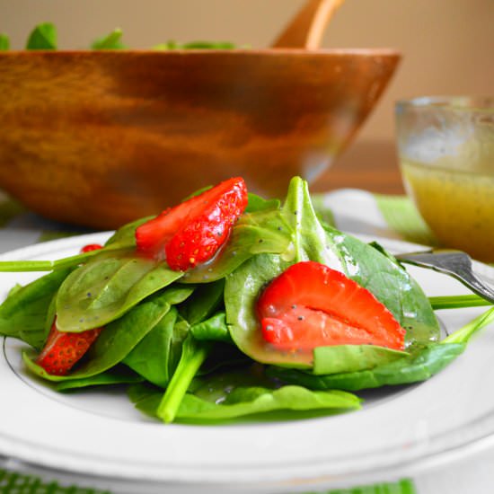 Strawberry Spinach Salad - Recipe photo by jeanieandluluskitchen