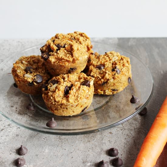 Carrot Chocolate Chip Muffins - Recipe photo by Nikkis Plate