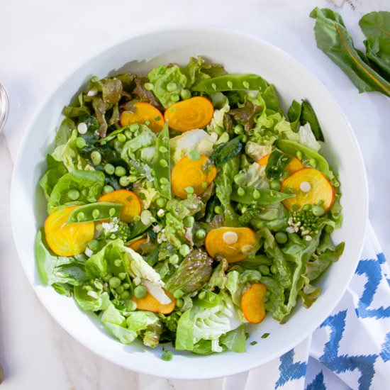 Spring Salad with Lemon Vinaigrette - Recipe photo by GlamorousBite
