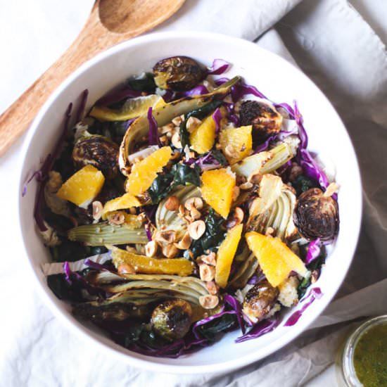 Winter detox salad - Recipe photo by tohercore
