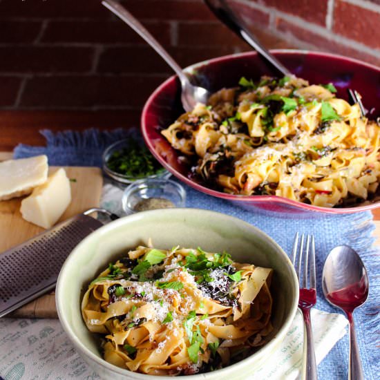Spring Carbonara - Recipe photo by LaraThalice