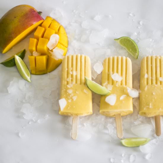 Mango, Coconut, and Lime Pops - Recipe photo by My Diary of Us