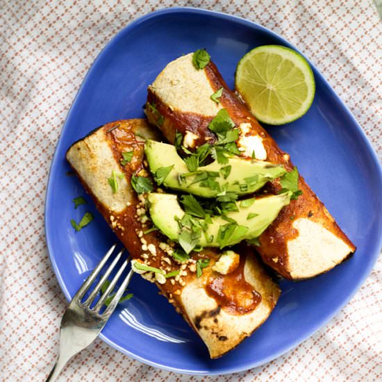 Vegetarian Enchiladas - Recipe photo by Cupsandspoonfuls