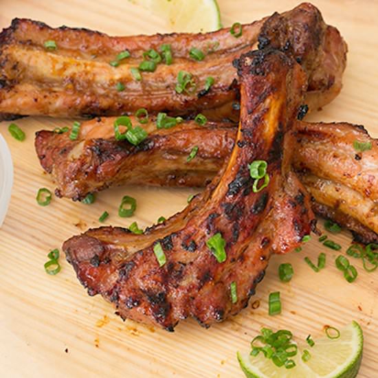 Honey Garlic Ginger Baby Back Ribs - Recipe photo by slapyodaddybbq