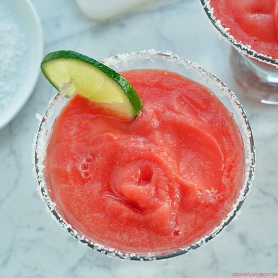 Healthiest, Tastiest Margarita - Recipe photo by alovelysideproject