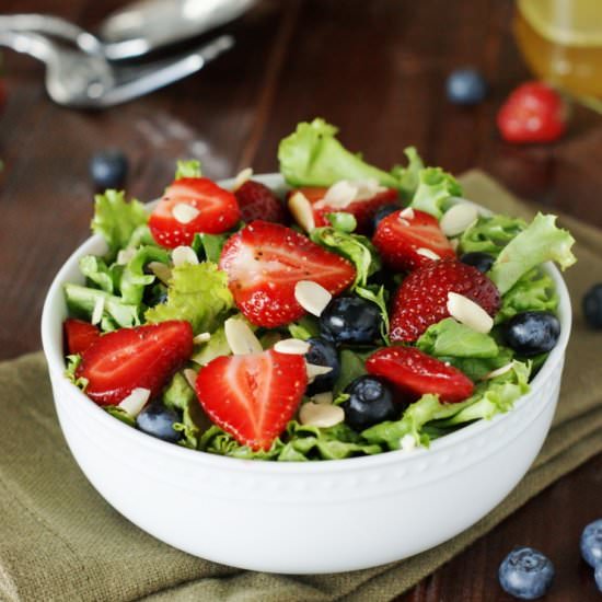 Strawberry & Blueberry Salad - Recipe photo by thekitchenismyplayground