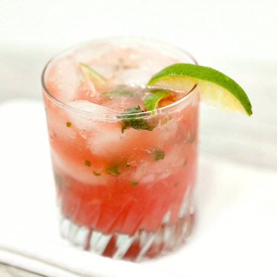 Watermelon Mojito Mocktail - Recipe photo by Food Done Light