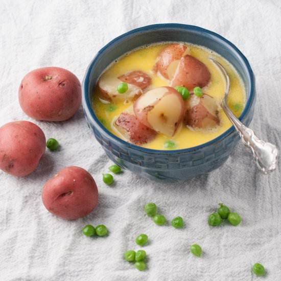 Spring Peas and Potatoes - Recipe photo by mywifecancook