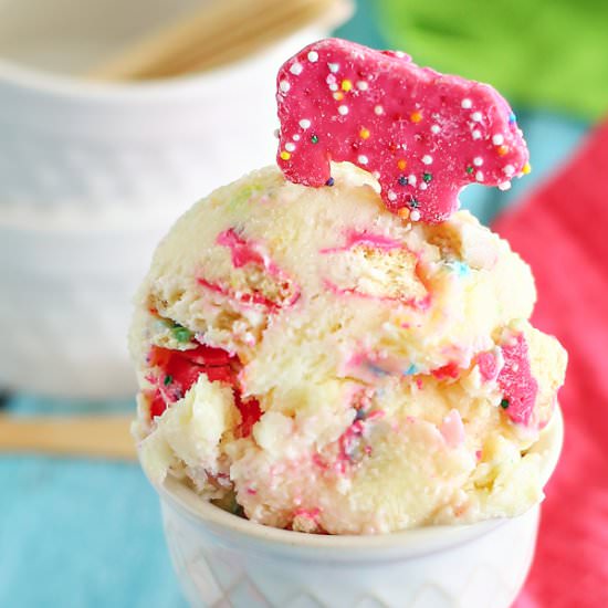 Circus Animal Cookie Ice Cream - Recipe photo by Kleinworth &amp; Co