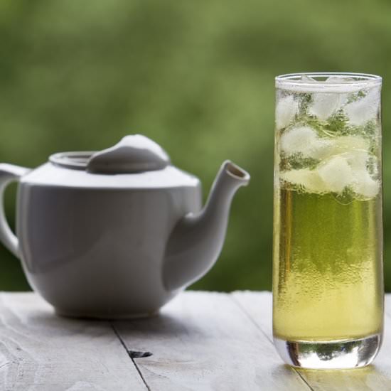 Iced Green Tea Elixir - Recipe photo by Culinary Therapy