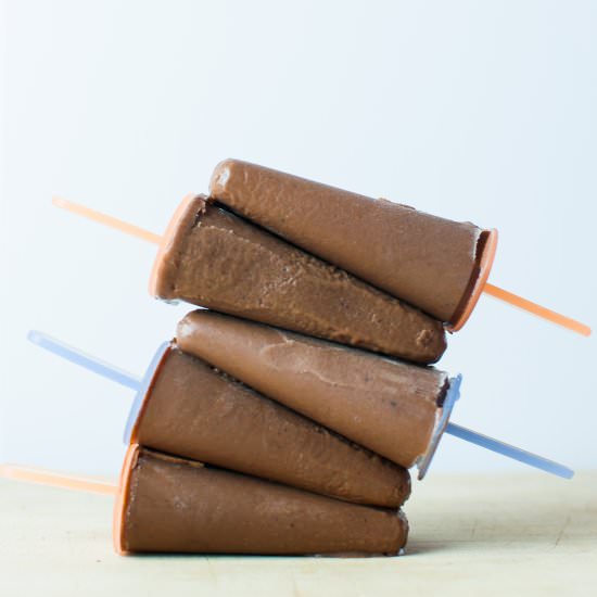 Homemade fudgesicles - Recipe photo by tootsweetness