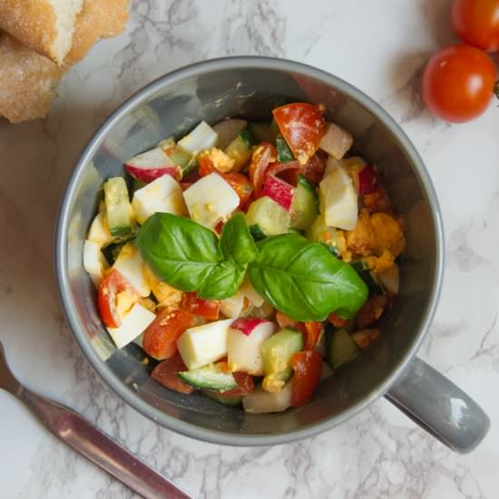 Breakfast egg salad - Recipe photo by yellowgirl