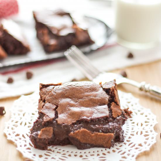 Made From Scratch Gooey Brownies - Recipe photo by Purely Katie
