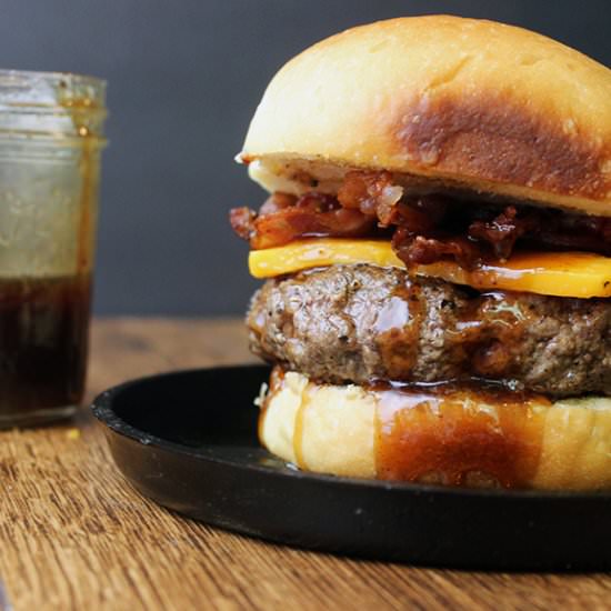Jack Daniel's Bacon Cheeseburger - Recipe photo by dinnerthendessert