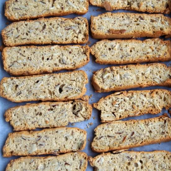 Fat Free Almond Biscotti - Recipe photo by Remya Ravindran