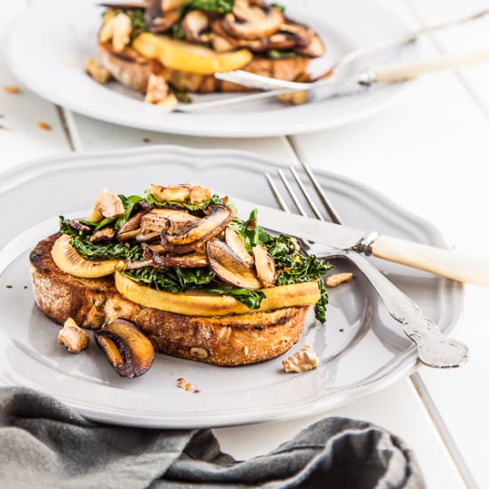 Mushroom Toast - Recipe photo by deliciouseveryday