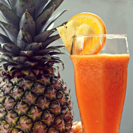 Orange pineapple carrot juice - Recipe photo by featsoffeasts