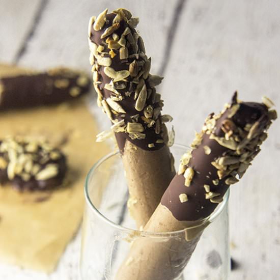 Chunky Monkey Ice Cream Pops - Recipe photo by forageddish
