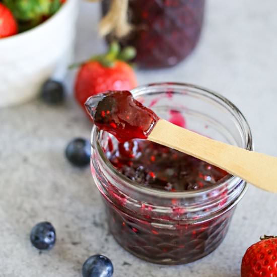 Mixed Berry Quick Jam - Recipe photo by Kleinworth &amp; Co