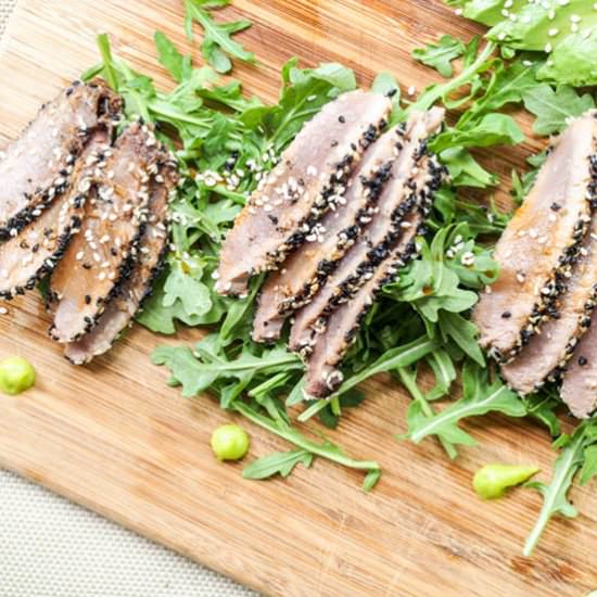 Sesame Crusted Ahi Tuna - Recipe photo by avocadopesto