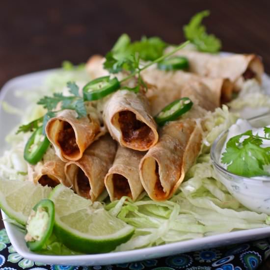 Easy Chorizo and Cheese Taquitos - Recipe photo by countrygirlgourmet