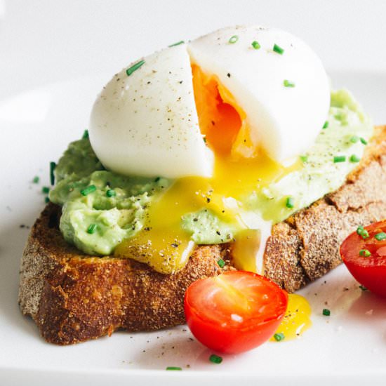 Avocado & Soft-Boiled Egg Toasts - Recipe photo by seefoodplay