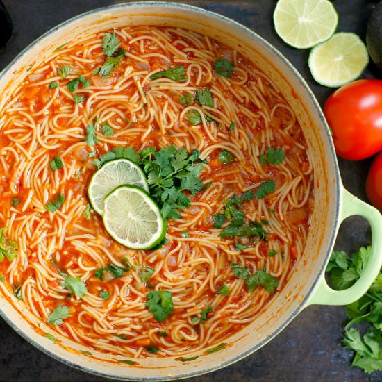 Sopa de Fideo (Mexican Noodle Soup) - Recipe photo by fearlesshomemaker