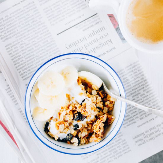 Peanut Butter Granola - Recipe photo by alexskrebcova