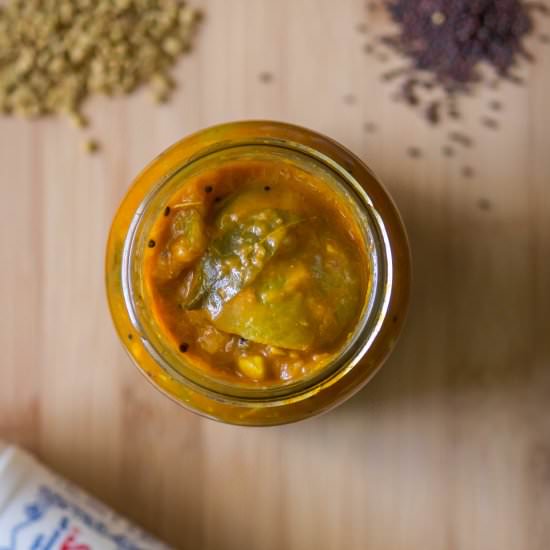 Key Lime Pickle - Recipe photo by Palaharam