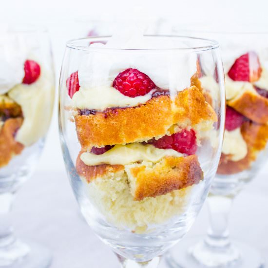 Orange Raspberry Trifle - Recipe photo by monpetitfour