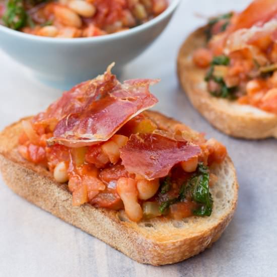 Tuscan Baked Beans - Recipe photo by Grab Your Spork