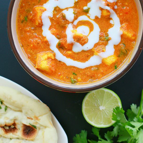 Paneer Butter Masala - Recipe photo by clovesandcaramel