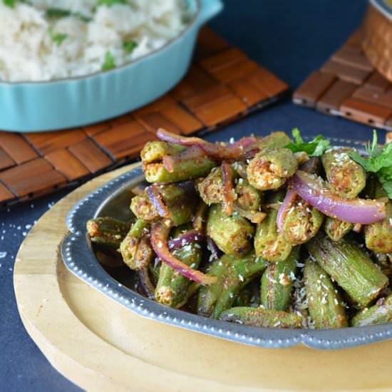 Bharwan Bhindi - Recipe photo by ruchiskitchen