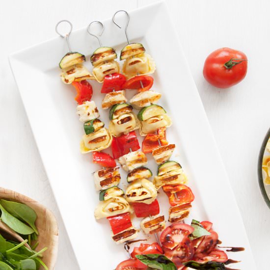 Sweet Chilli Tortellini BBQ Skewers - Recipe photo by amummytoo
