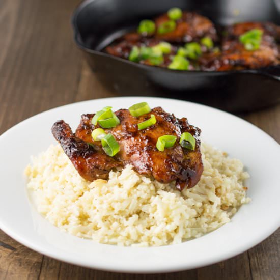 Paleo Red Cooked Chicken - Recipe photo by awholenewtwist.com