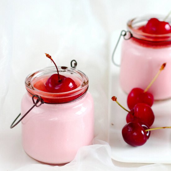 Cherry Panna Cotta - Recipe photo by Eva Toneva