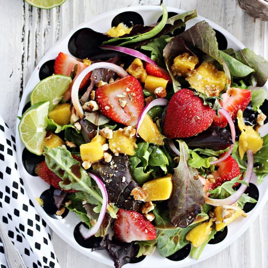 Strawberry Mango Salad - Recipe photo by DorasDailyDish