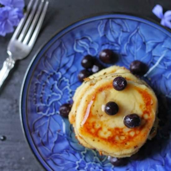 Creamy Cottage Cheese Pancakes - Recipe photo by Whereyourtreasureis