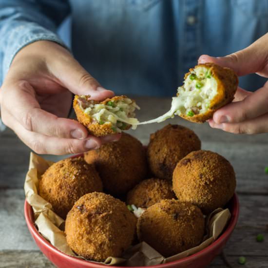 Mozzarella Arancini - Recipe photo by Cuisine moi un mouton
