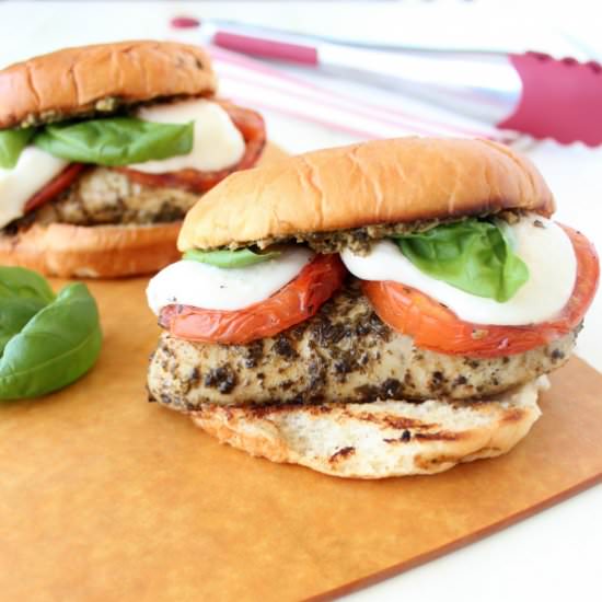 Caprese Grilled Chicken Sandwich - Recipe photo by Whitney Bond